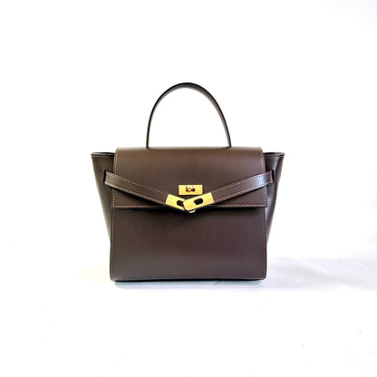 BORSA DIANA IN PELLE LISCIA MADE IN ITALY