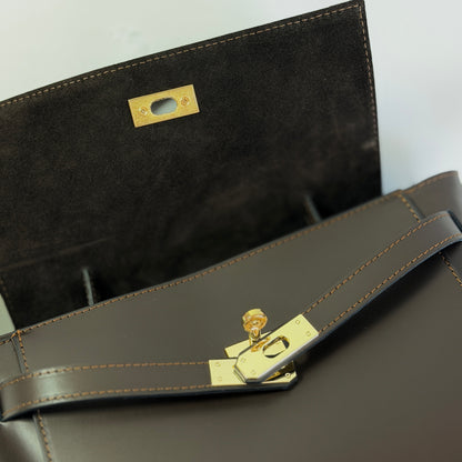 BORSA DIANA IN PELLE LISCIA MADE IN ITALY