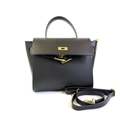 BORSA DIANA IN PELLE LISCIA MADE IN ITALY