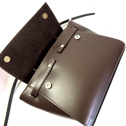 BORSA ALBA IN VERA PELLE LISCIA