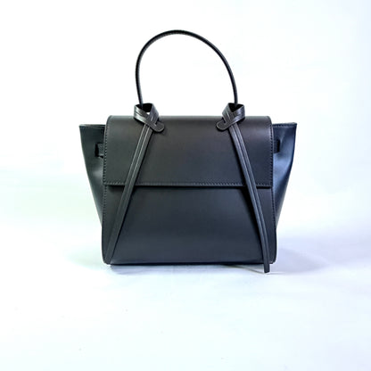 BORSA ALBA IN VERA PELLE LISCIA