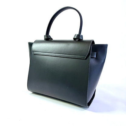 BORSA ALBA IN VERA PELLE LISCIA