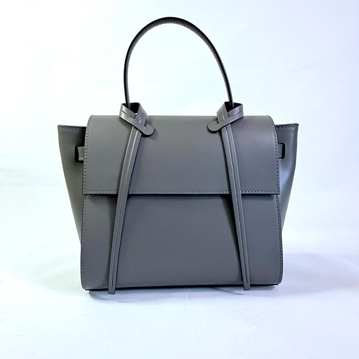 BORSA ALBA IN VERA PELLE LISCIA
