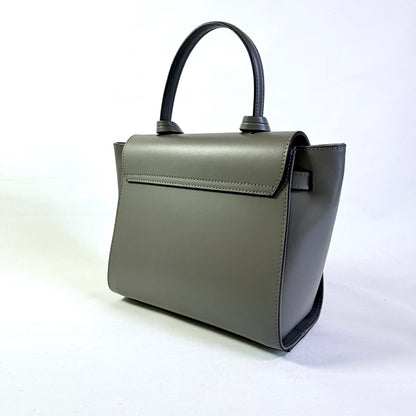 BORSA ALBA IN VERA PELLE LISCIA