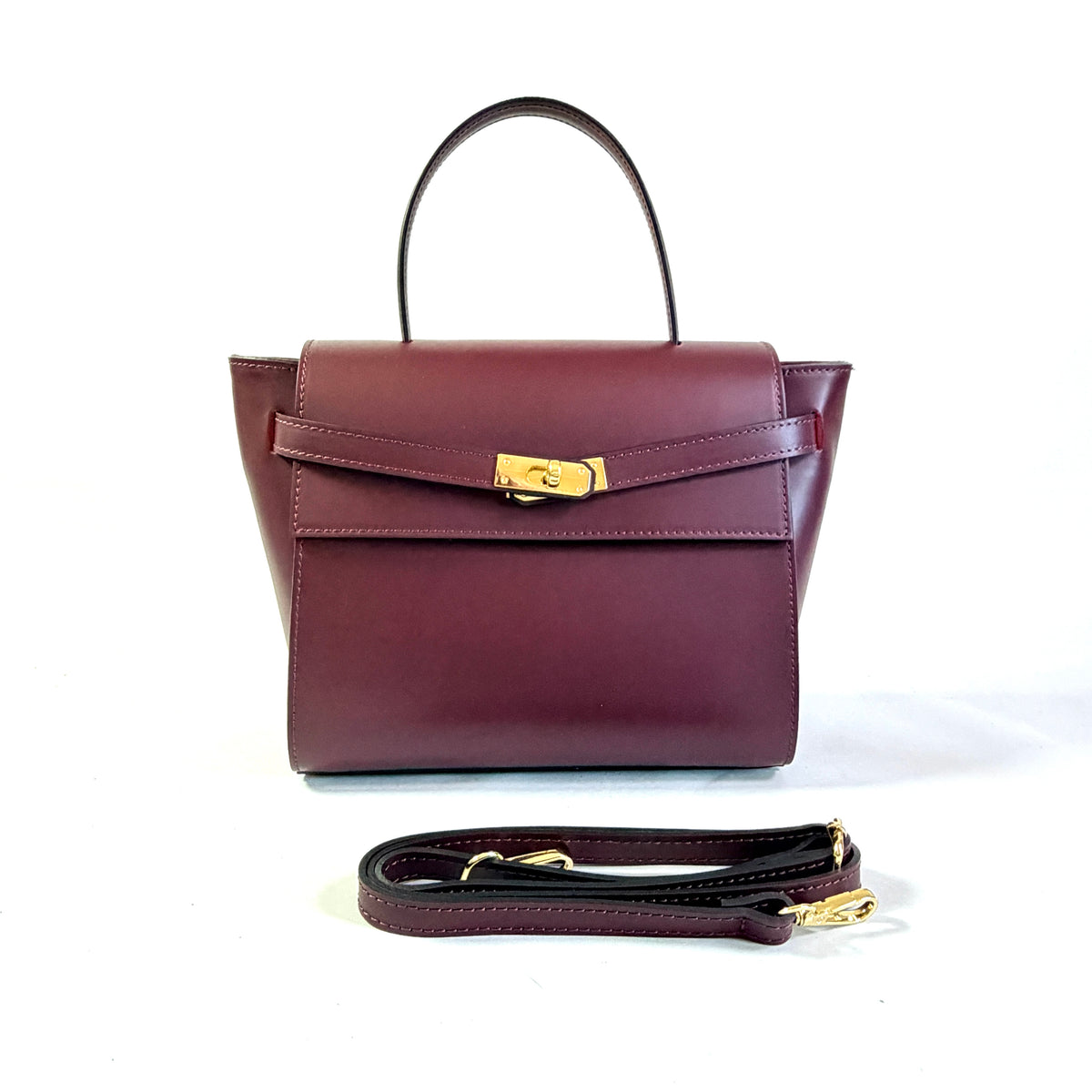 BORSA DIANA IN PELLE LISCIA MADE IN ITALY