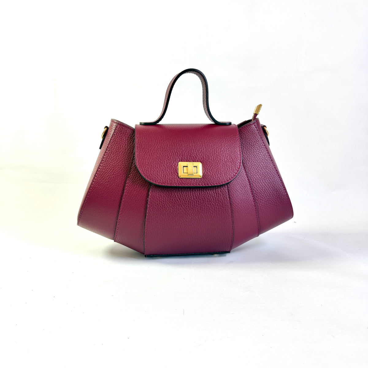 BORSA IRIS GRANDE CON MANICO IN VERA PELLE