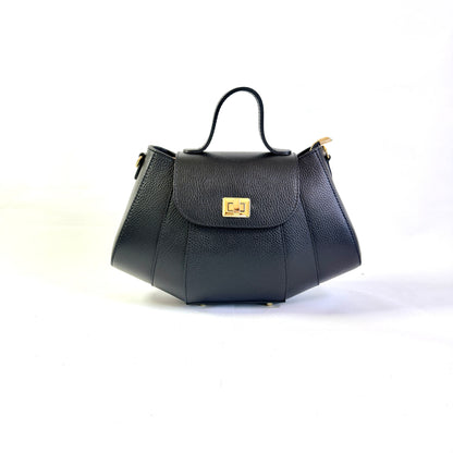 BORSA IRIS GRANDE CON MANICO IN VERA PELLE
