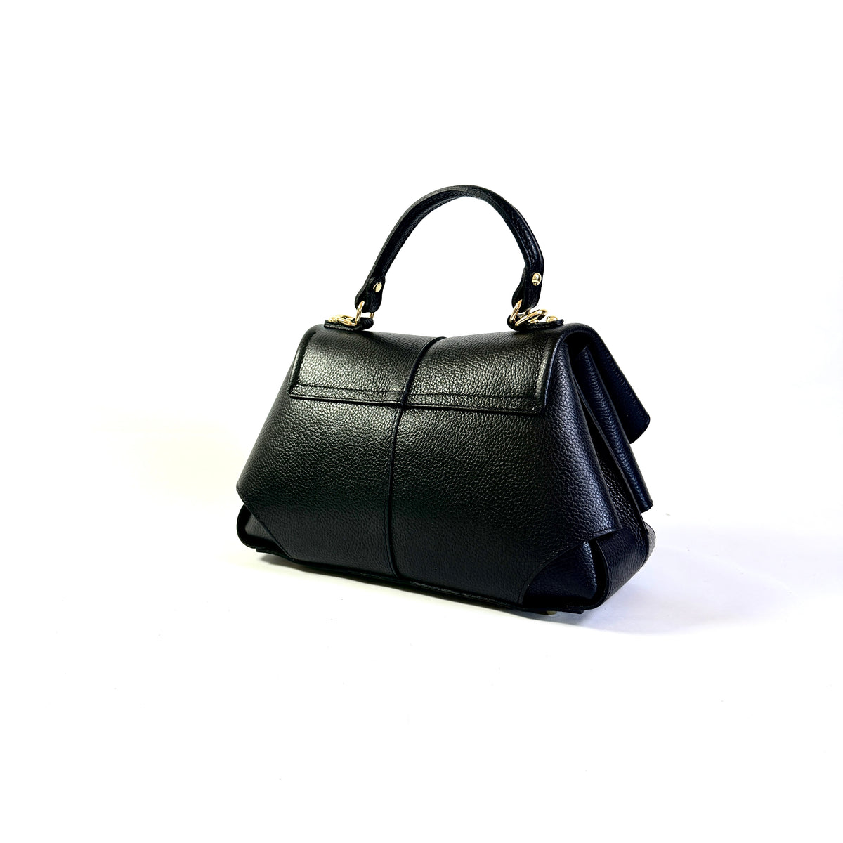 BORSA ADELE MARTELLATA CON MANICO E TRACOLLA