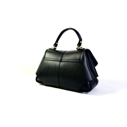 BORSA ADELE MARTELLATA CON MANICO E TRACOLLA