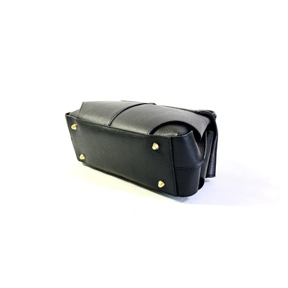 BORSA ADELE MARTELLATA CON MANICO E TRACOLLA