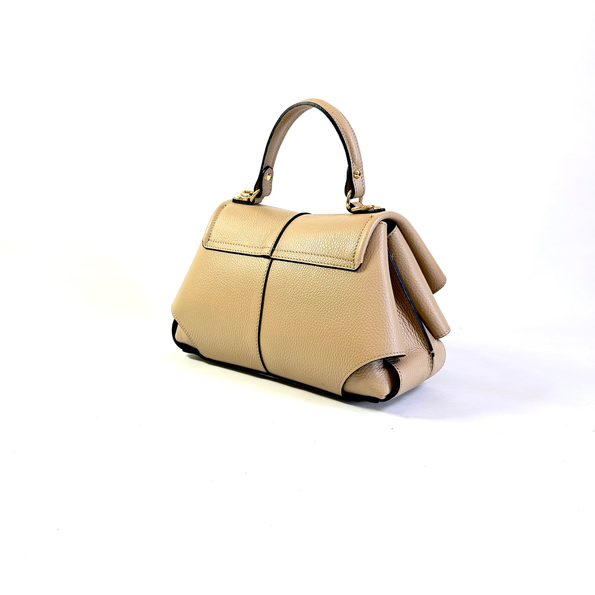 BORSA ADELE MARTELLATA CON MANICO E TRACOLLA