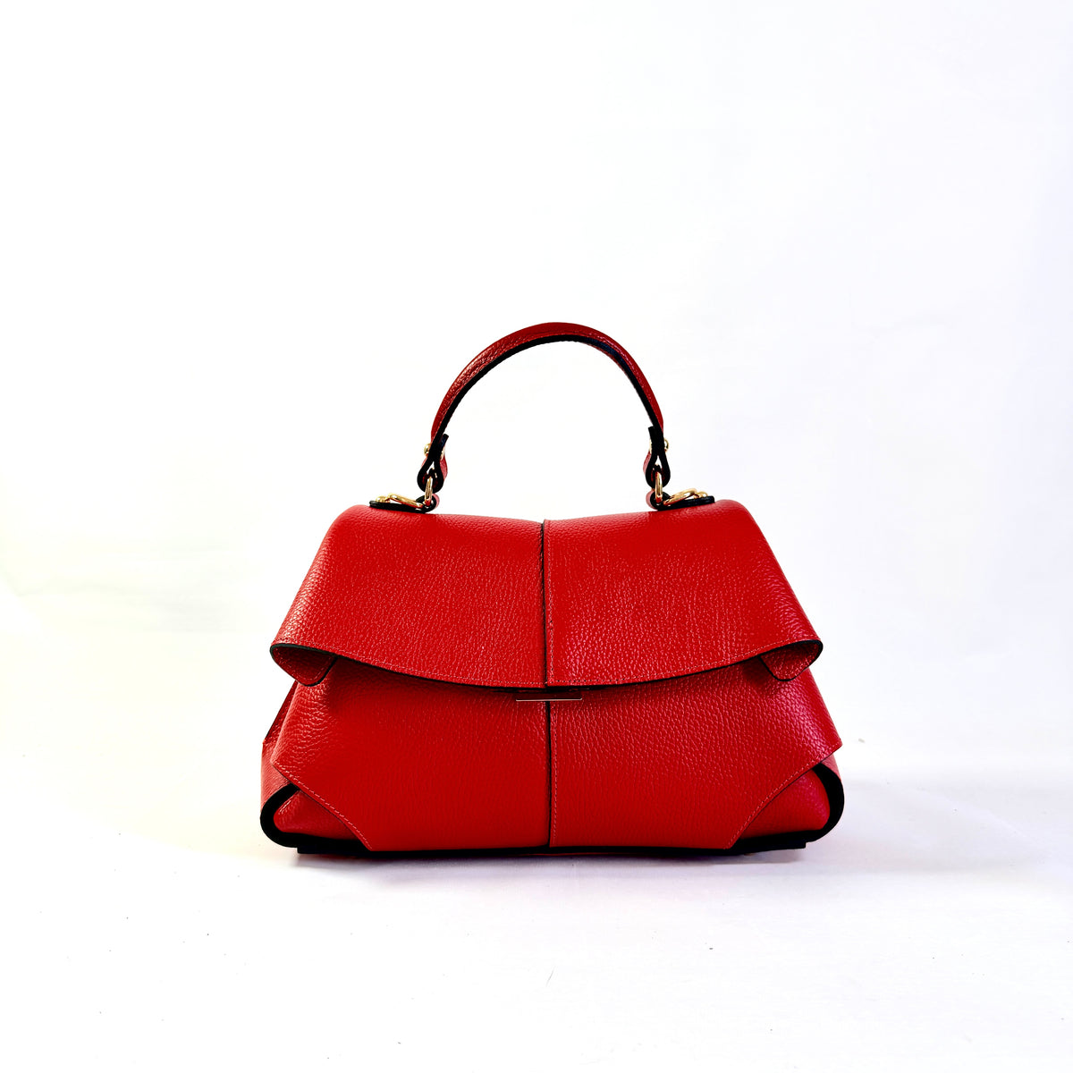 BORSA ADELE MARTELLATA CON MANICO E TRACOLLA
