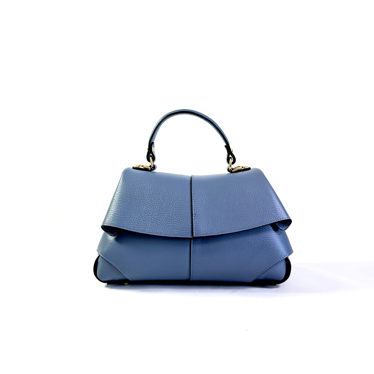 BORSA ADELE MARTELLATA CON MANICO E TRACOLLA