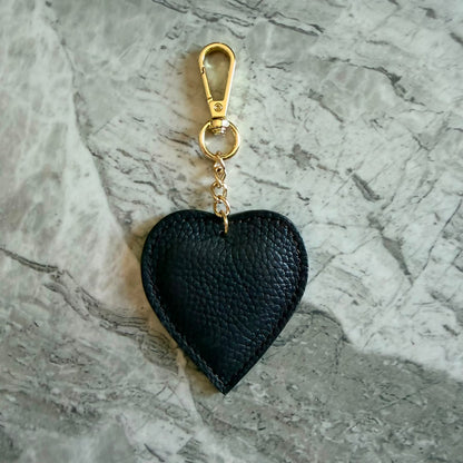 Charm Cuore in Vera Pelle – Made in Italy