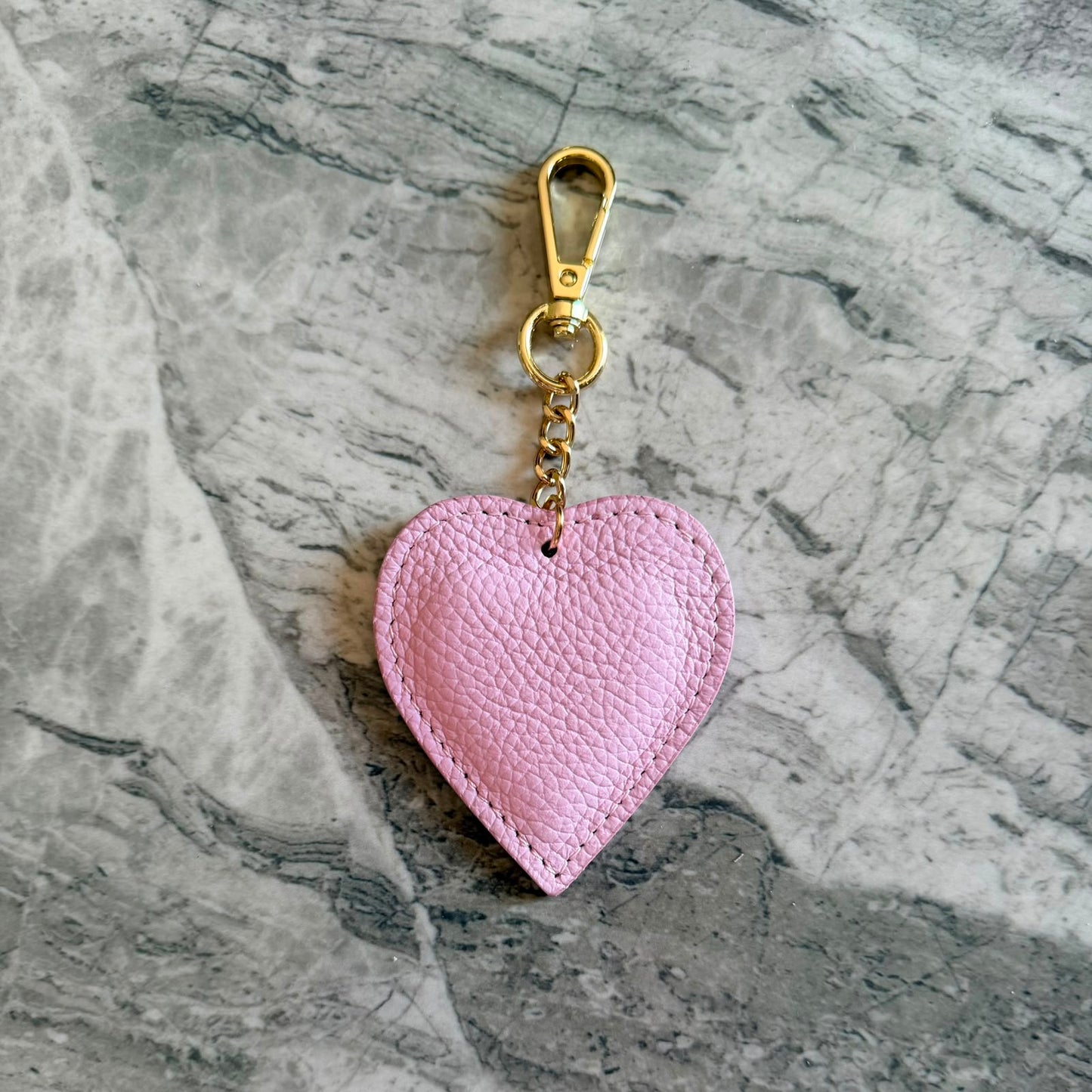 Charm Cuore in Vera Pelle – Made in Italy