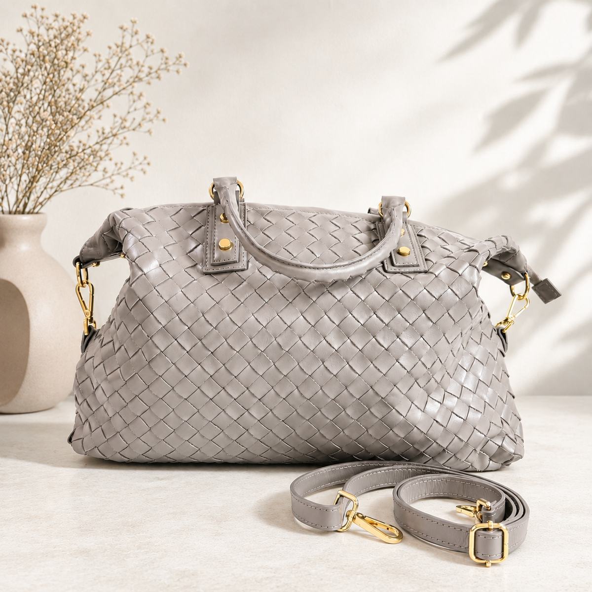 BORSA INTRECCIATA MILANO IN PELLE SAUVAGE