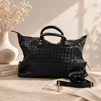 BORSA INTRECCIATA MILANO IN PELLE SAUVAGE